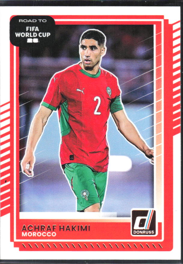 2025-26 Donruss Road to FIFA World Cup #99 Achraf Hakimi Base