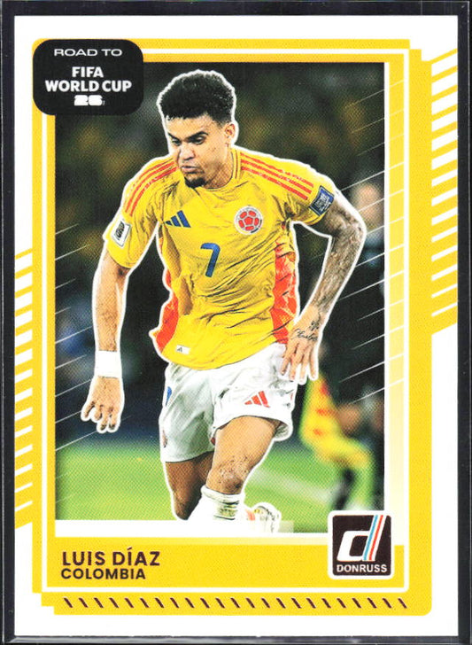 2025-26 Donruss Road to FIFA World Cup #125 Luis Diaz Base
