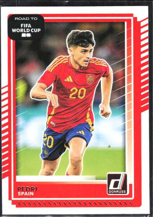 2025-26 Donruss Road to FIFA World Cup #11 Pedri Base