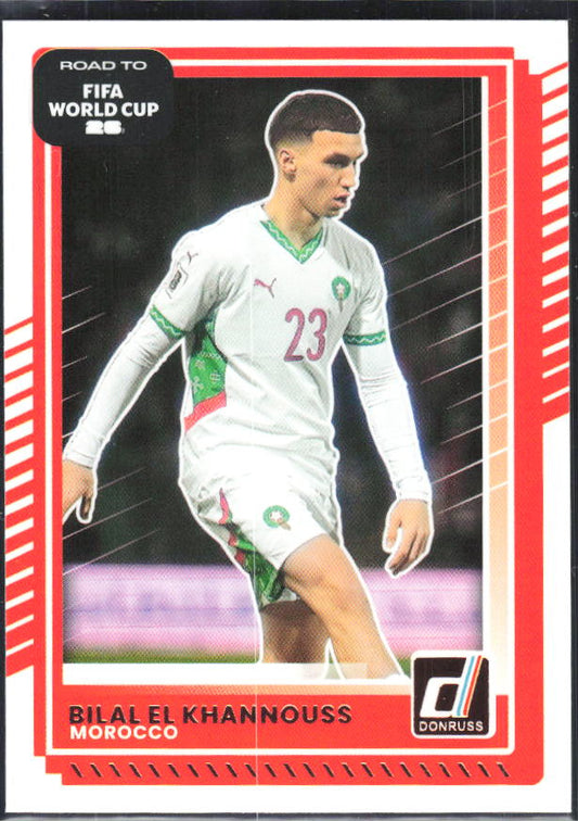 2025-26 Donruss Road to FIFA World Cup #97 Bilal El Khannouss Base