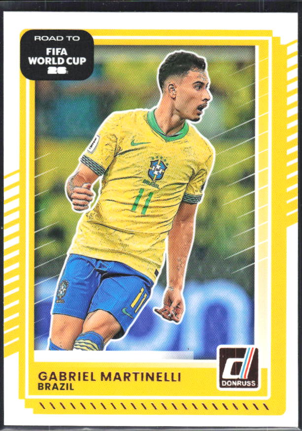 2025-26 Donruss Road to FIFA World Cup #184 Gabriel Martinelli Base