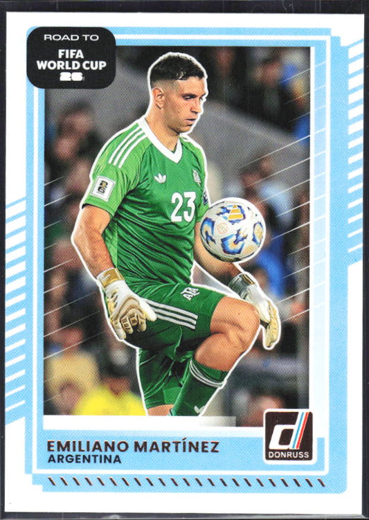 2025-26 Donruss Road to FIFA World Cup #160 Emiliano Martinez Base
