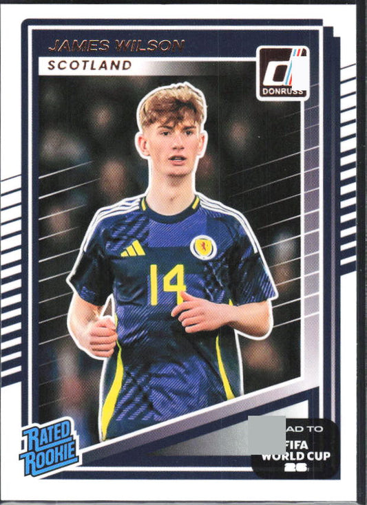 2025-26 Donruss Road to FIFA World Cup #232 James Wilson Base