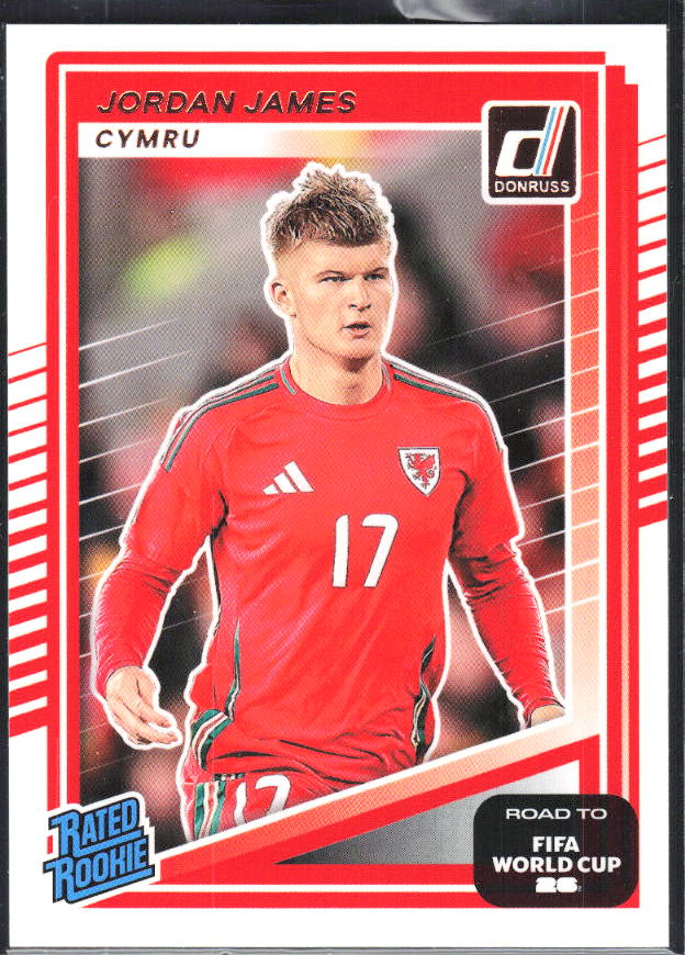 2025-26 Donruss Road to FIFA World Cup #206 Jordan James Base