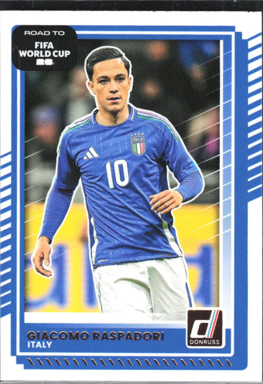 2025-26 Donruss Road to FIFA World Cup #118 Giacomo Raspadori Base