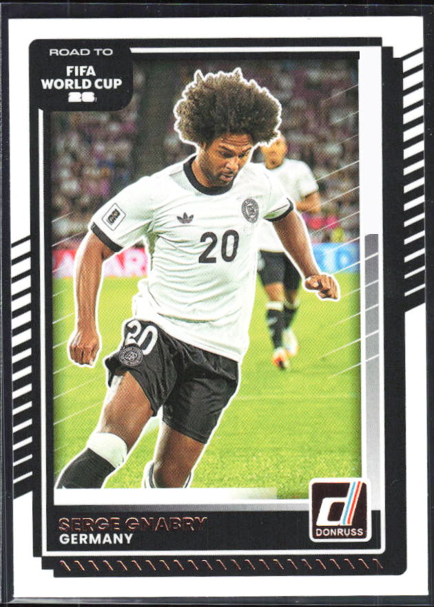 2025-26 Donruss Road to FIFA World Cup #38 Serge Gnabry Base
