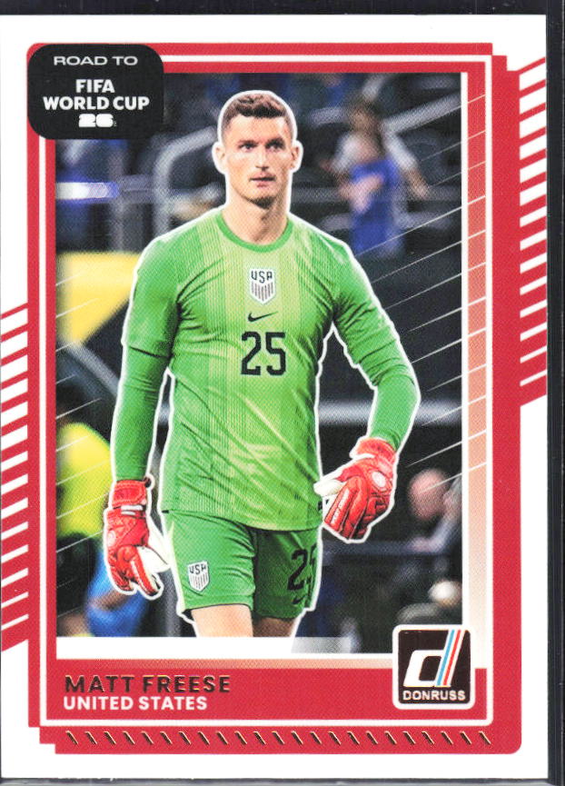 2025-26 Donruss Road to FIFA World Cup #28 Matt Freese Base