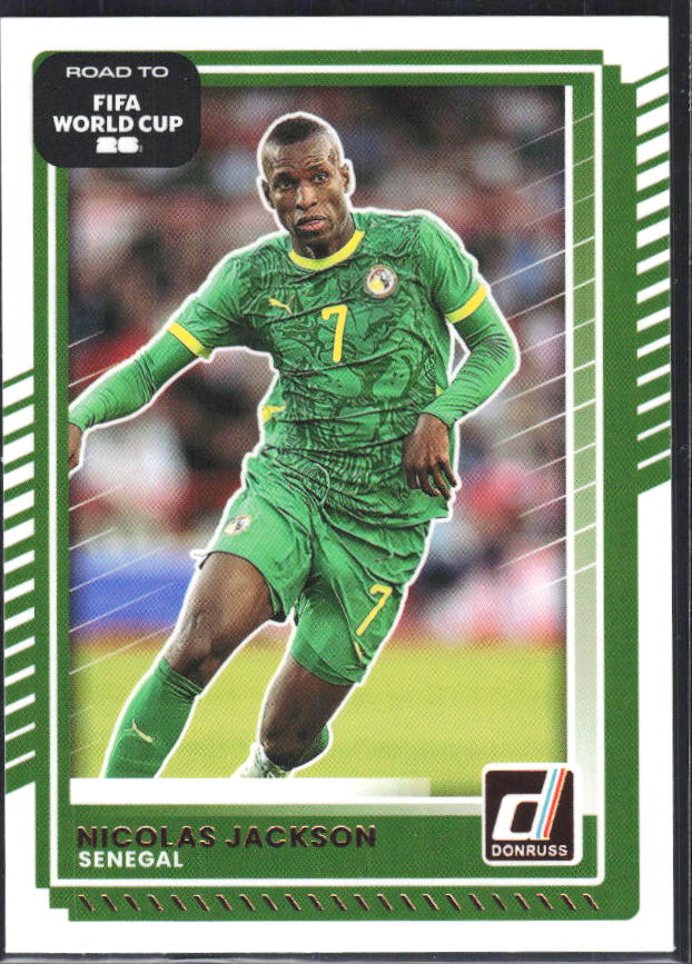 2025-26 Donruss Road to FIFA World Cup #6 Nicolas Jackson Base