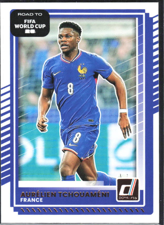 2025-26 Donruss Road to FIFA World Cup #150 Aurelien Tchouameni Base