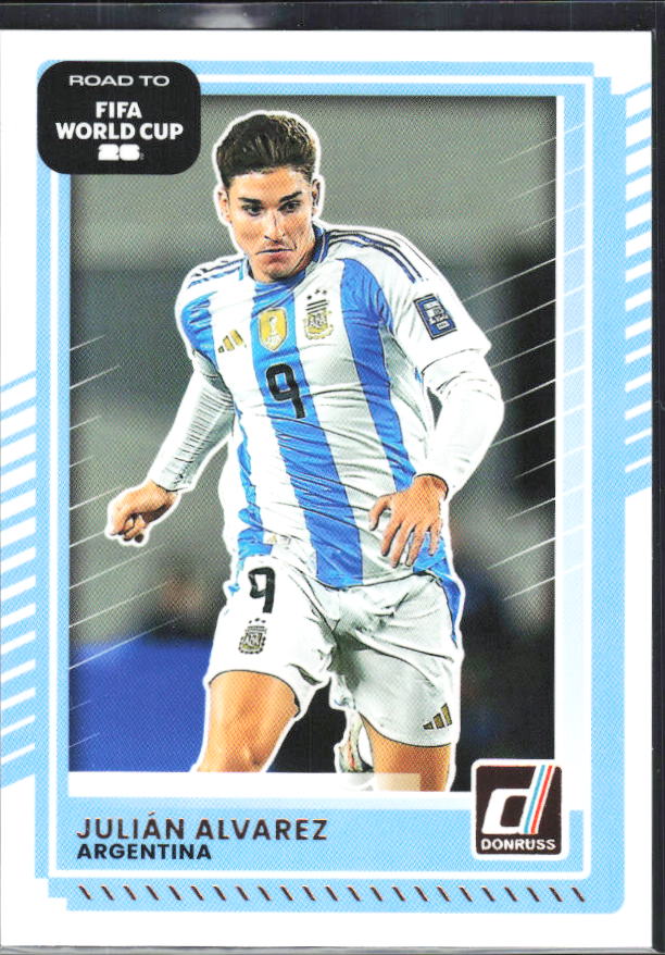 2025-26 Donruss Road to FIFA World Cup #157 Julian Alvarez Base