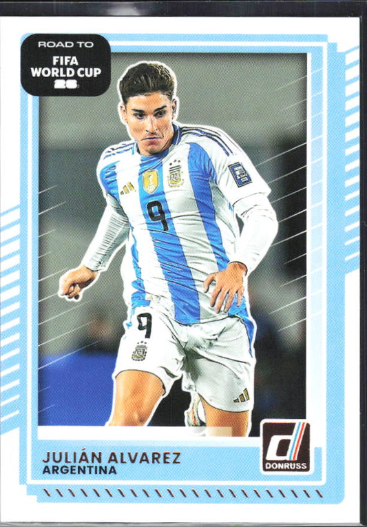 2025-26 Donruss Road to FIFA World Cup #157 Julian Alvarez Base