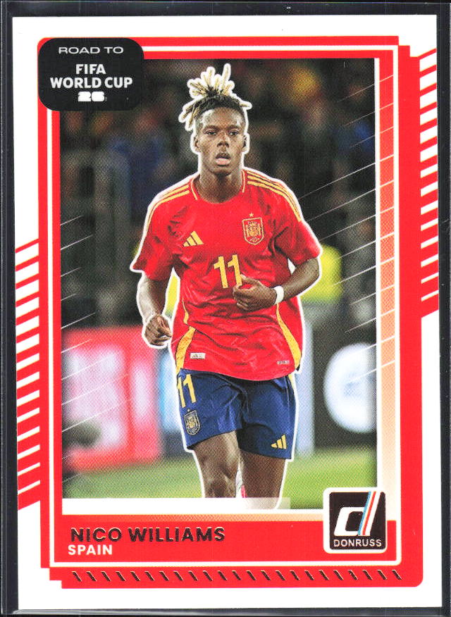 2025-26 Donruss Road to FIFA World Cup #12 Nico Williams Base