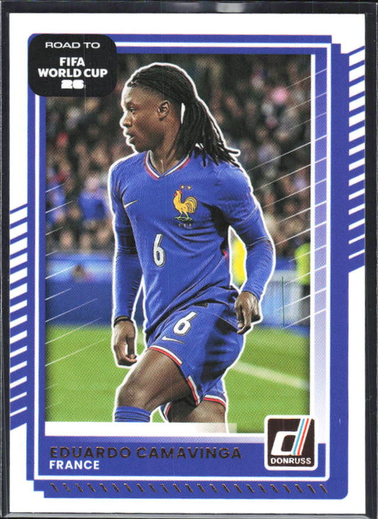 2025-26 Donruss Road to FIFA World Cup #141 Eduardo Camavinga Base