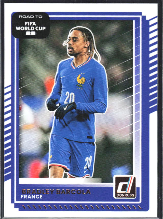 2025-26 Donruss Road to FIFA World Cup #135 Bradley Barcola Base