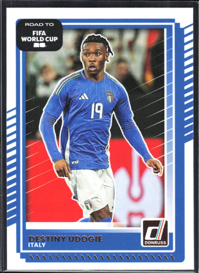 2025-26 Donruss Road to FIFA World Cup #121 Destiny Udogie Base