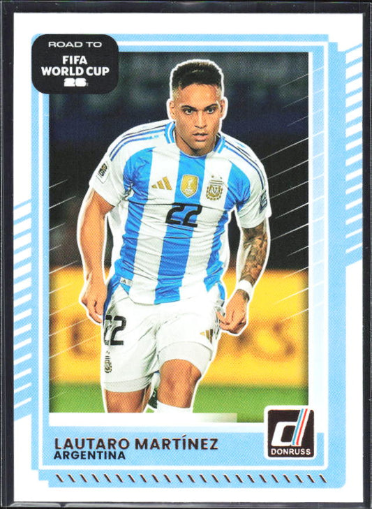 2025-26 Donruss Road to FIFA World Cup #163 Lautaro Martinez Base