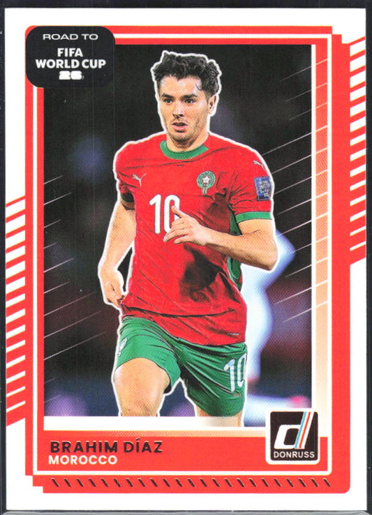 2025-26 Donruss Road to FIFA World Cup #96 Brahim Diaz Base