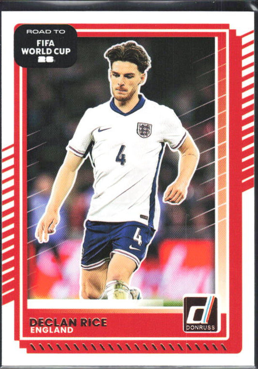 2025-26 Donruss Road to FIFA World Cup #66 Declan Rice Base