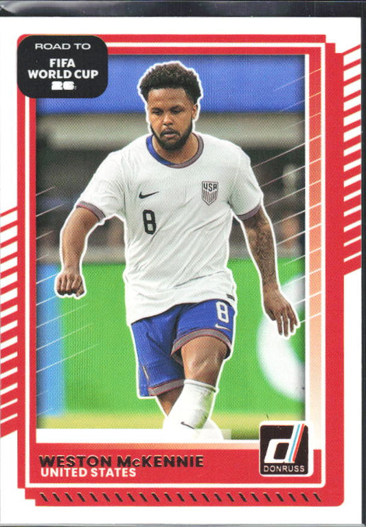 2025-26 Donruss Road to FIFA World Cup #24 Weston McKennie Base