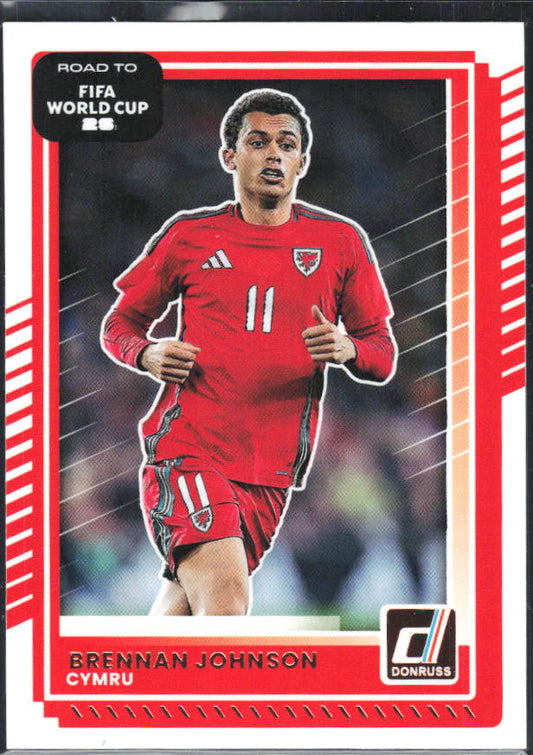 2025-26 Donruss Road to FIFA World Cup #1 Brennan Johnson Base