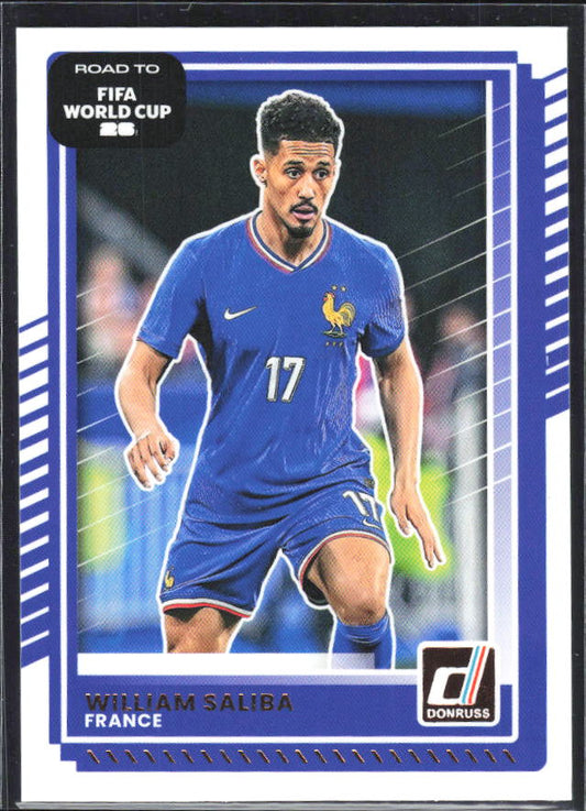 2025-26 Donruss Road to FIFA World Cup #142 William Saliba Base