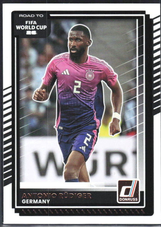 2025-26 Donruss Road to FIFA World Cup #29 Antonio Rudiger Base