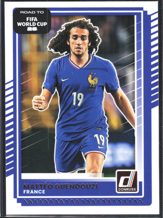 2025-26 Donruss Road to FIFA World Cup #144 Matteo Guendouzi Base