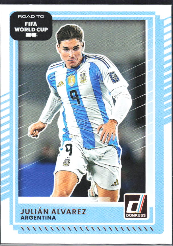 2025-26 Donruss Road to FIFA World Cup #157 Julian Alvarez Base