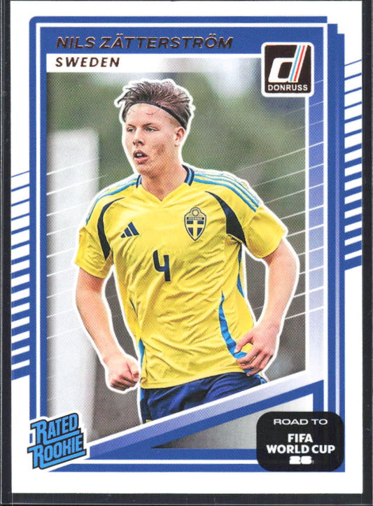 2025-26 Donruss Road to FIFA World Cup #244 Nils Zätterström Base