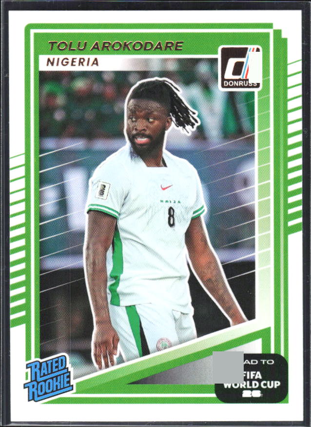 2025-26 Donruss Road to FIFA World Cup #218 Tolu Arokodare Base