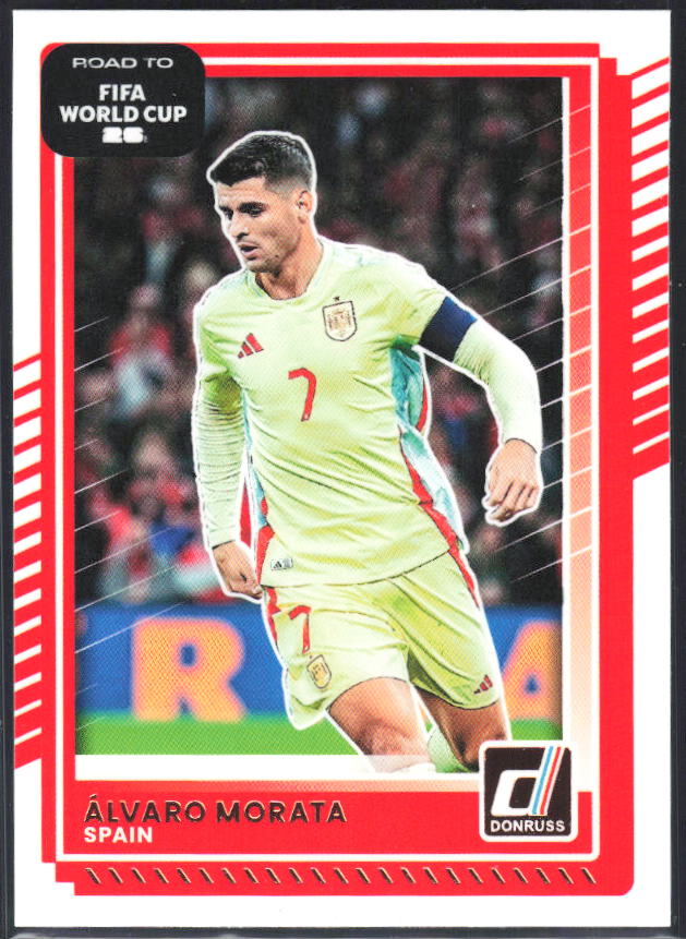 2025-26 Donruss Road to FIFA World Cup #18 Alvaro Morata Base