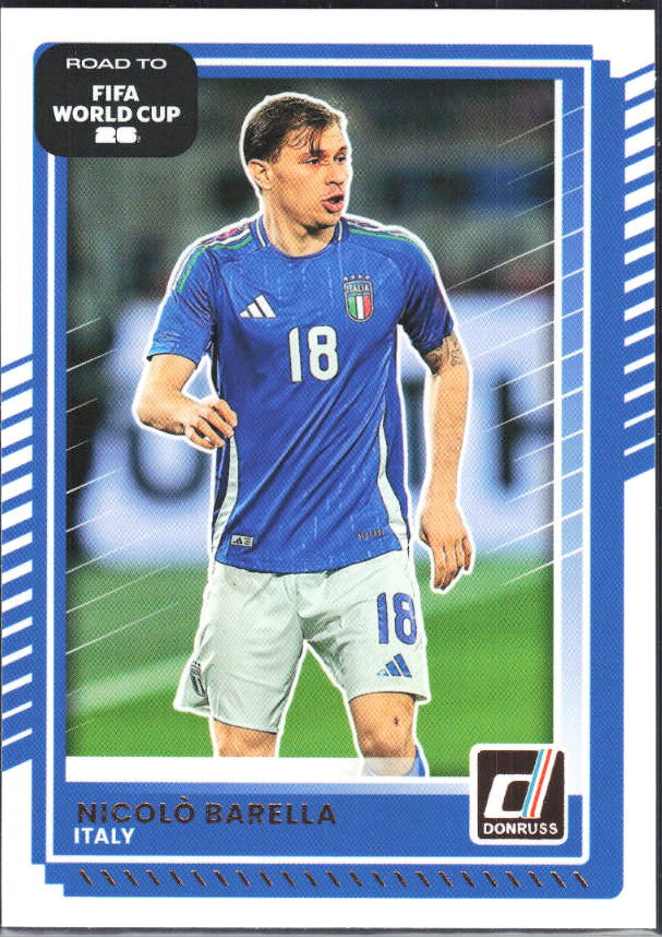 2025-26 Donruss Road to FIFA World Cup #114 Nicolo Barella Base