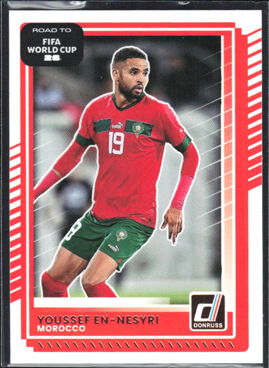 2025-26 Donruss Road to FIFA World Cup #100 Youssef En-Nesyri Base