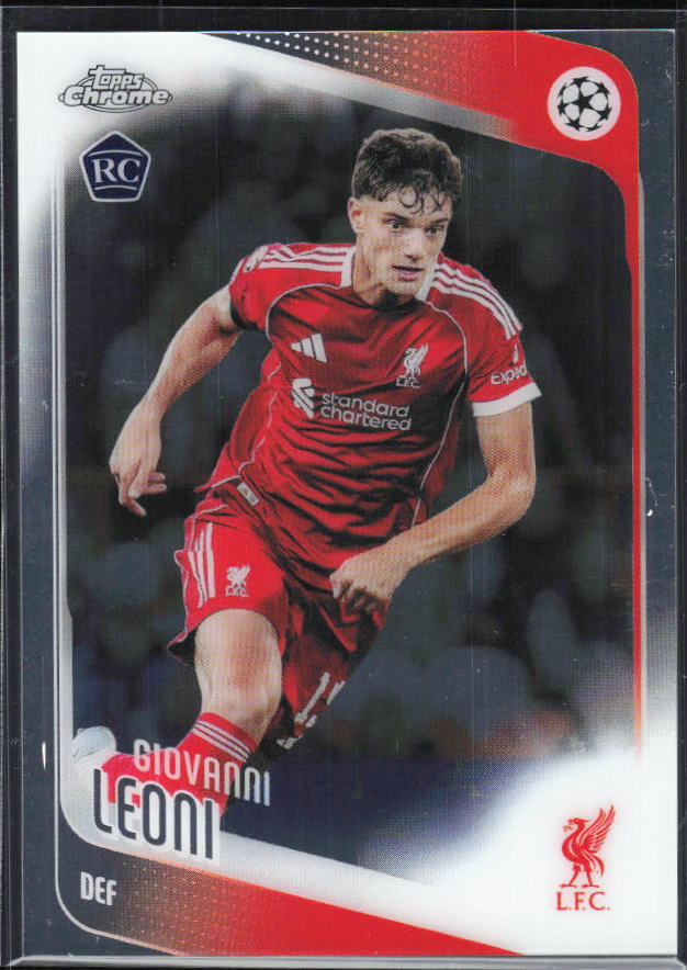 2025-26 Topps Chrome UEFA Club Competitions #73 Giovanni Leoni Base