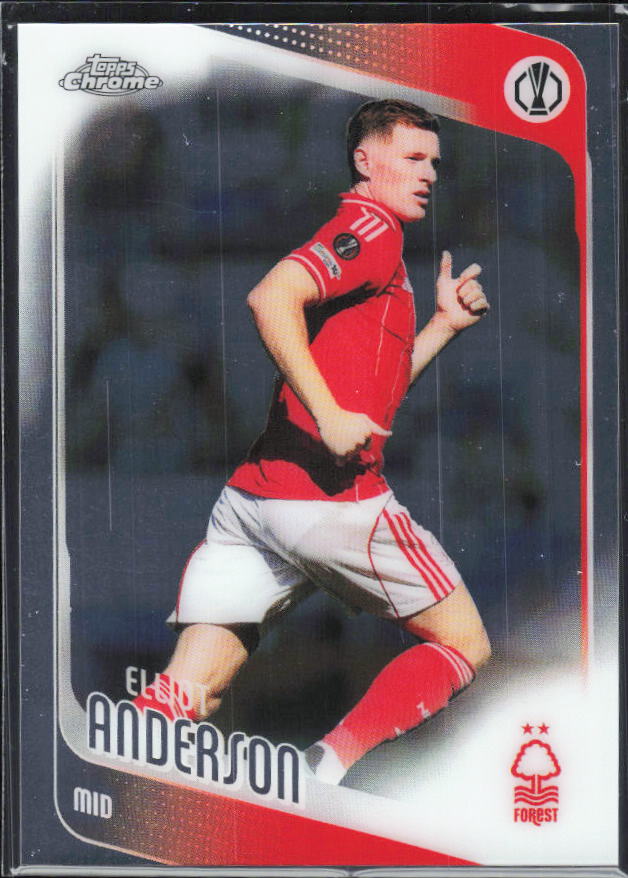 2025-26 Topps Chrome UEFA Club Competitions #96 Elliot Anderson Base