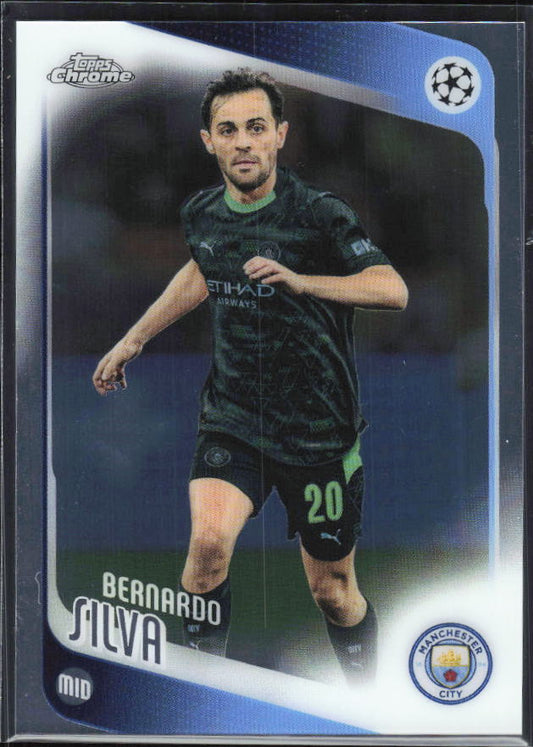 2025-26 Topps Chrome UEFA Club Competitions #2 Bernardo Silva Base