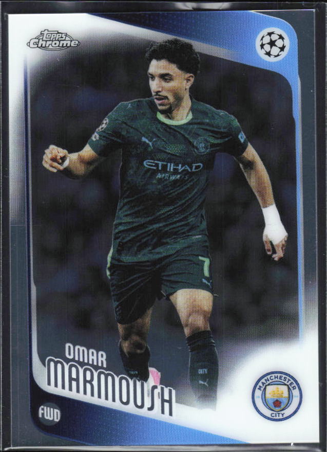 2025-26 Topps Chrome UEFA Club Competitions #80 Omar Marmoush Base