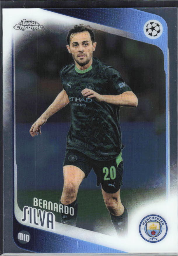2025-26 Topps Chrome UEFA Club Competitions #2 Bernardo Silva Base