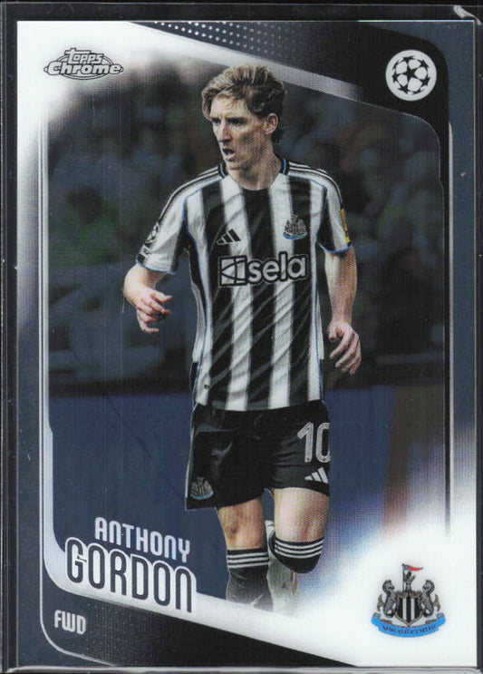 2025-26 Topps Chrome UEFA Club Competitions #159 Anthony Gordon Base