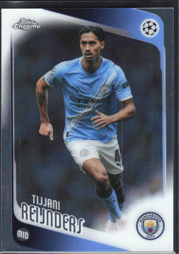 2025-26 Topps Chrome UEFA Club Competitions #155 Tijjani Reijnders Base