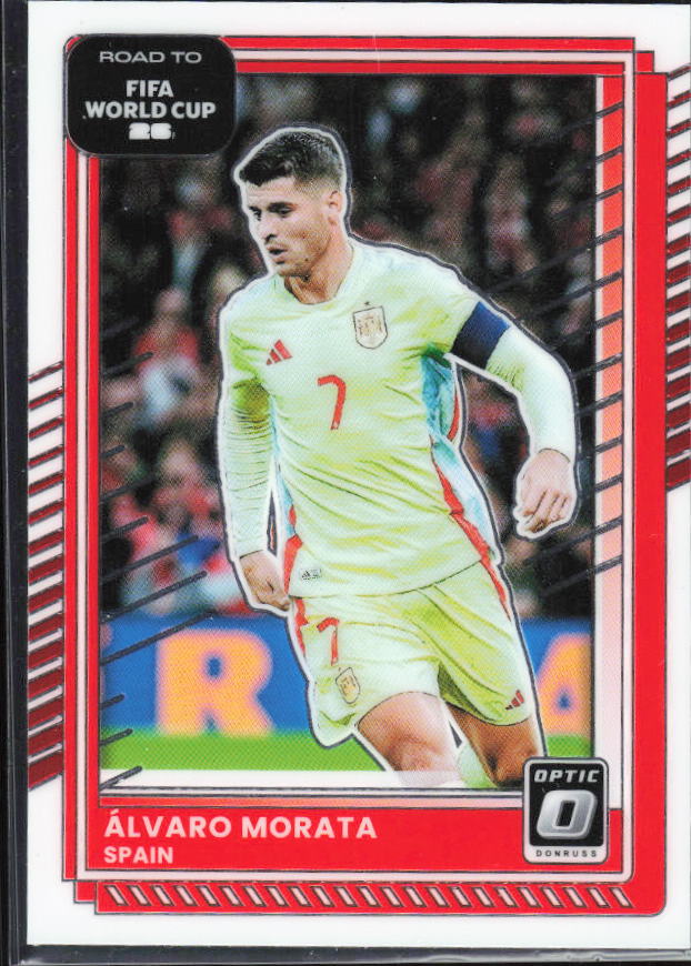 2025-26 Donruss Road to FIFA World Cup #18 Alvaro Morata Optic