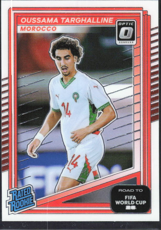 2025-26 Donruss Road to FIFA World Cup #217 Oussama Targhalline Optic