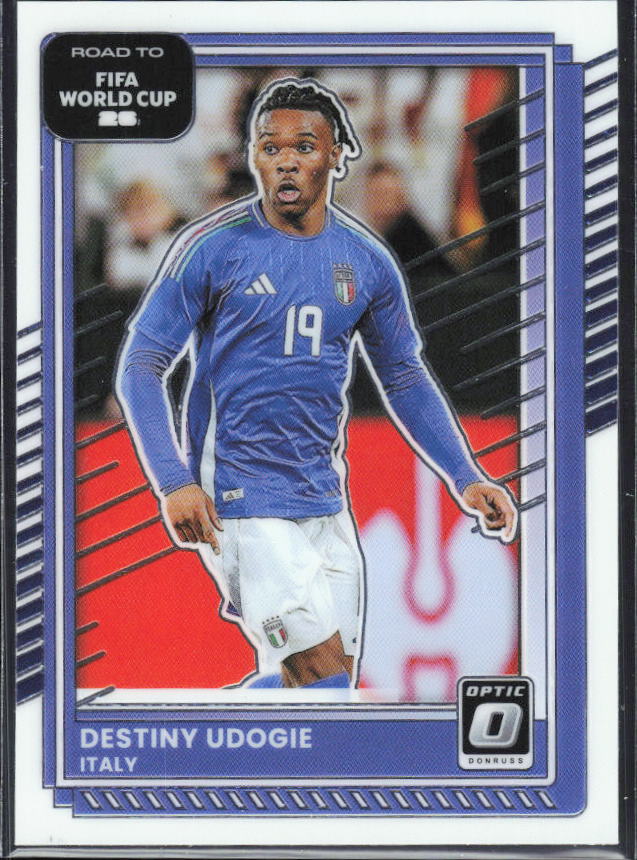 2025-26 Donruss Road to FIFA World Cup #121 Destiny Udogie Optic