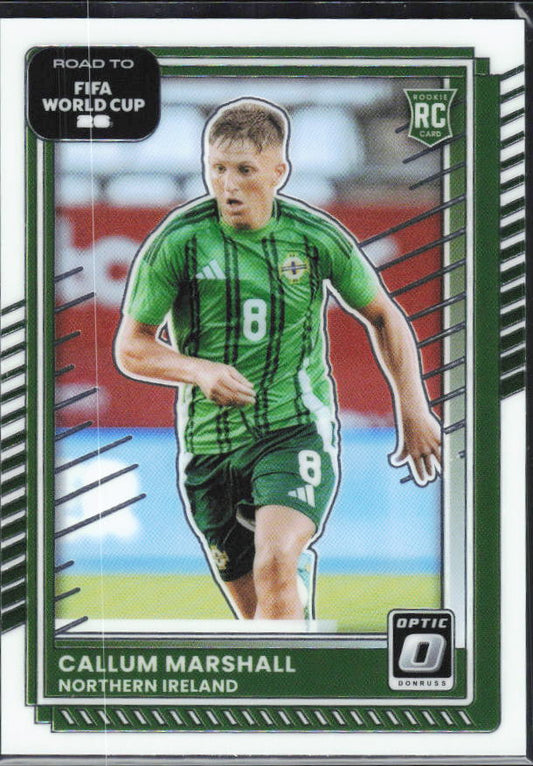2025-26 Donruss Road to FIFA World Cup #47 Callum Marshall Optic