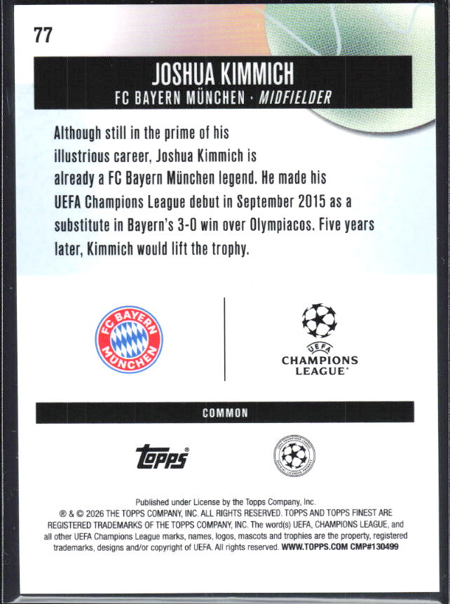 Joshua Kimmich – baksida
