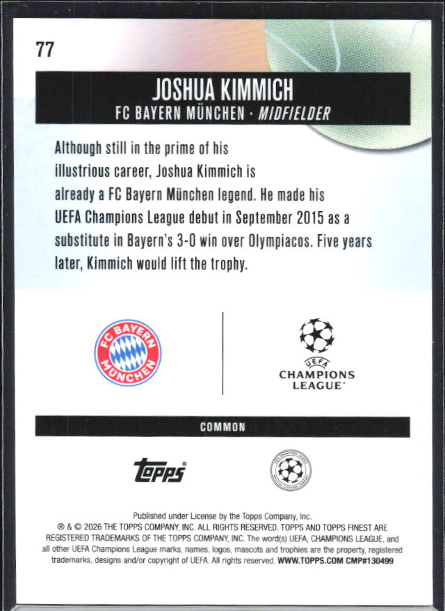 Joshua Kimmich – baksida