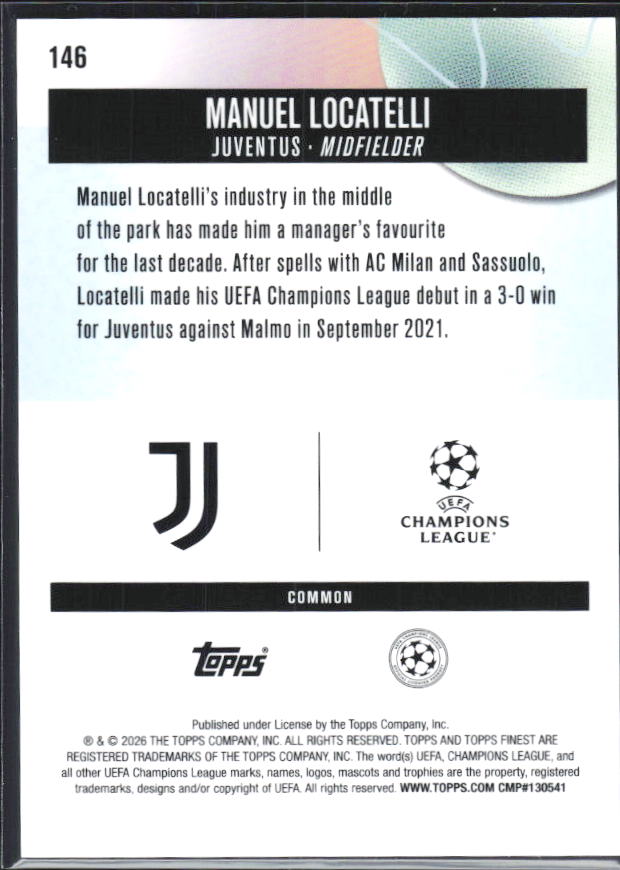 Manuel Locatelli – baksida