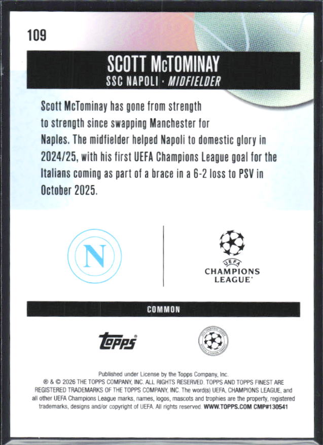 Scott McTominay – baksida