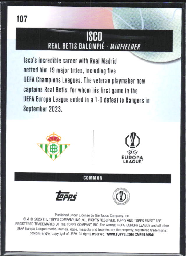 Isco – baksida