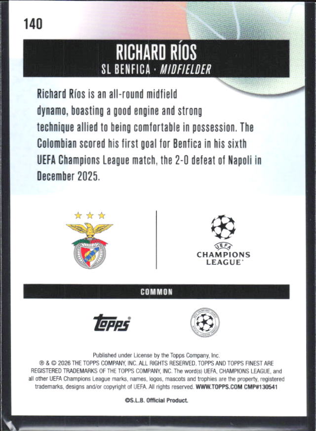Richard Ríos – baksida